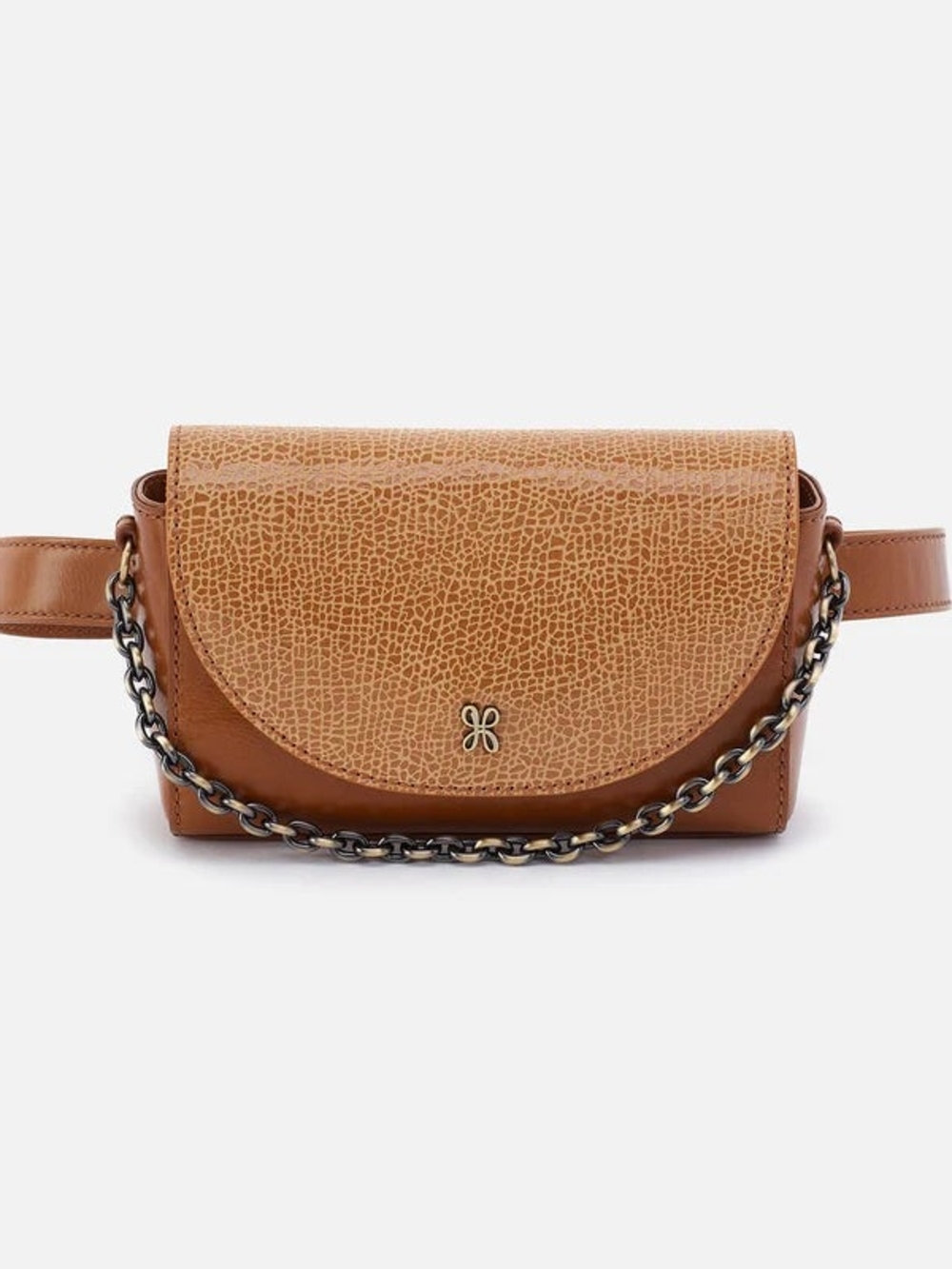 HOBO Drake Genuine Leather Crossbody / Belt Bag in Cedar Crackle Print - NWT